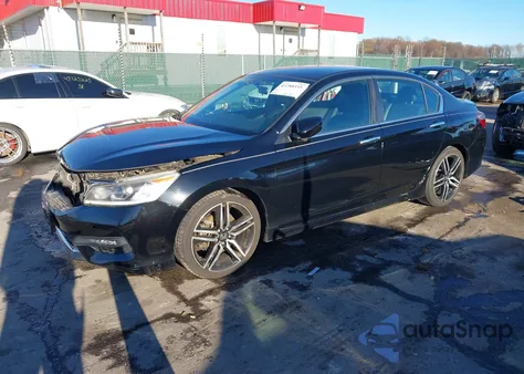 2017 Honda Accord Sport Se из США, поврежденный, VIN 1HGCR2F12HA111350